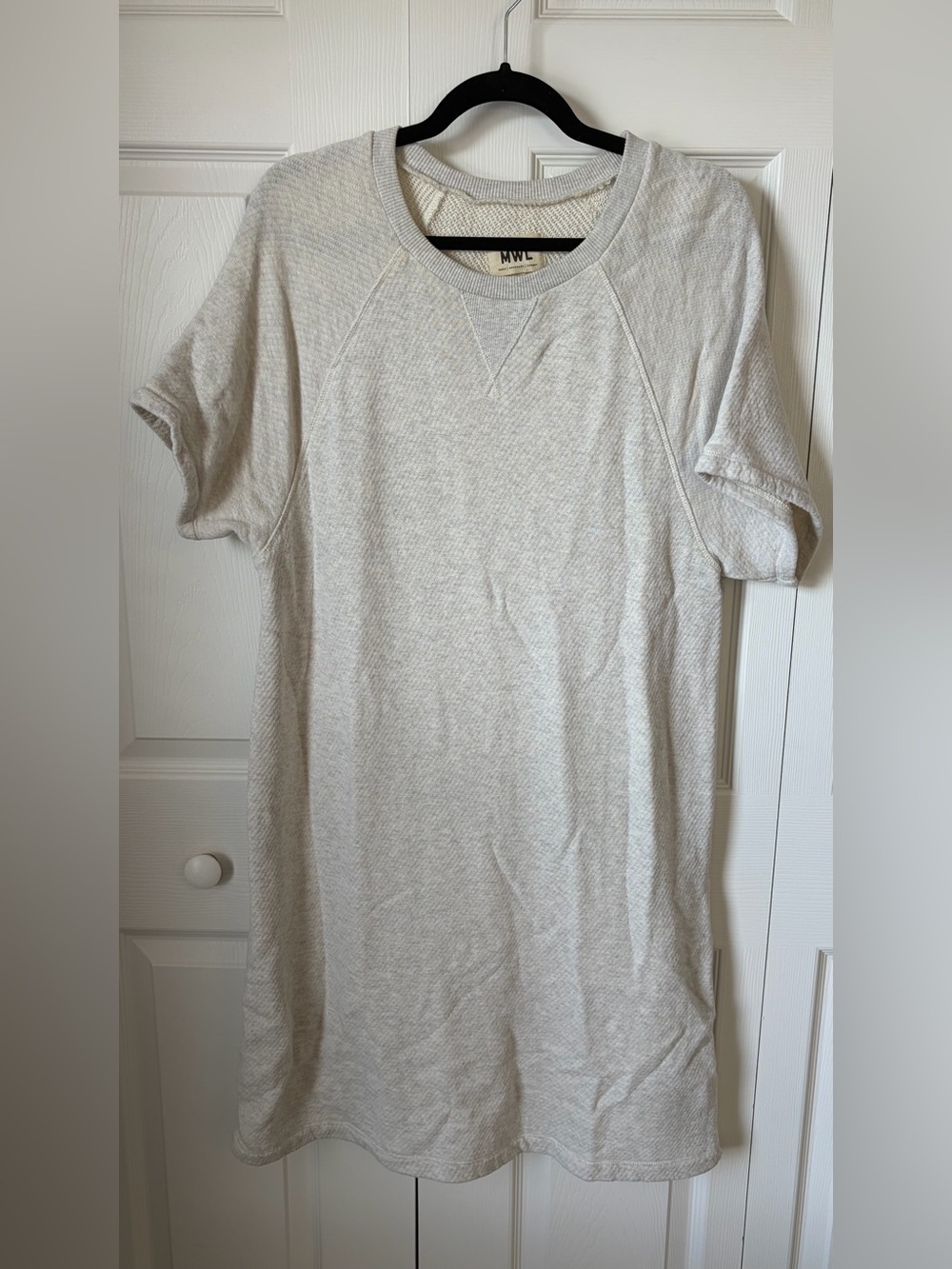 Madewell MWL Airyterry sweatshirt tee dress